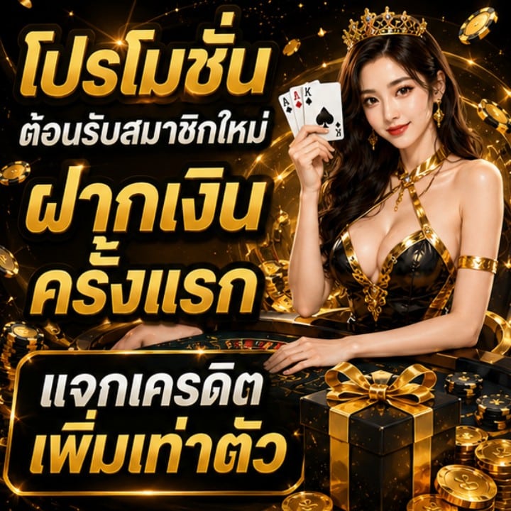 โปรโมชั่นต้อนรับสมาชิกใหม่